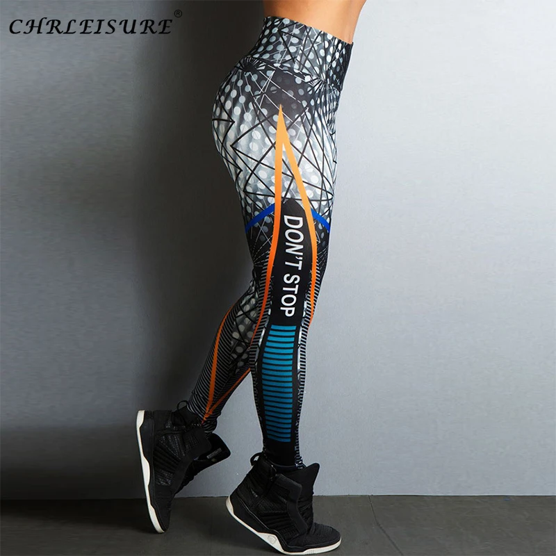 Женские леггинсы с высокой талией CHRLEISURE повседневные обтягивающие эластичные