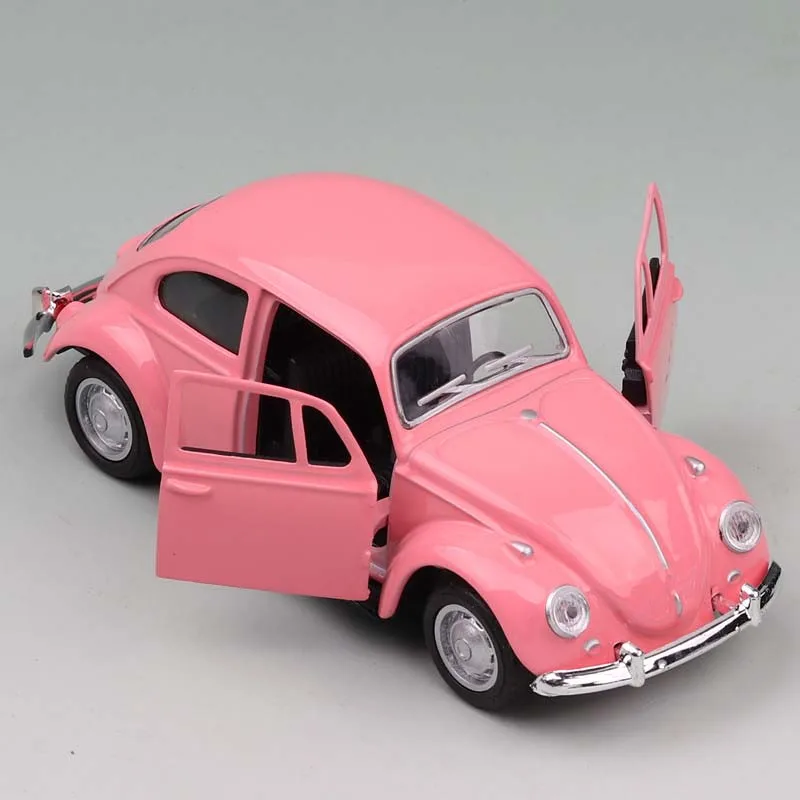 1:36 сплав VW Beetle классические старые автомобили игрушка оттяните назад литья под