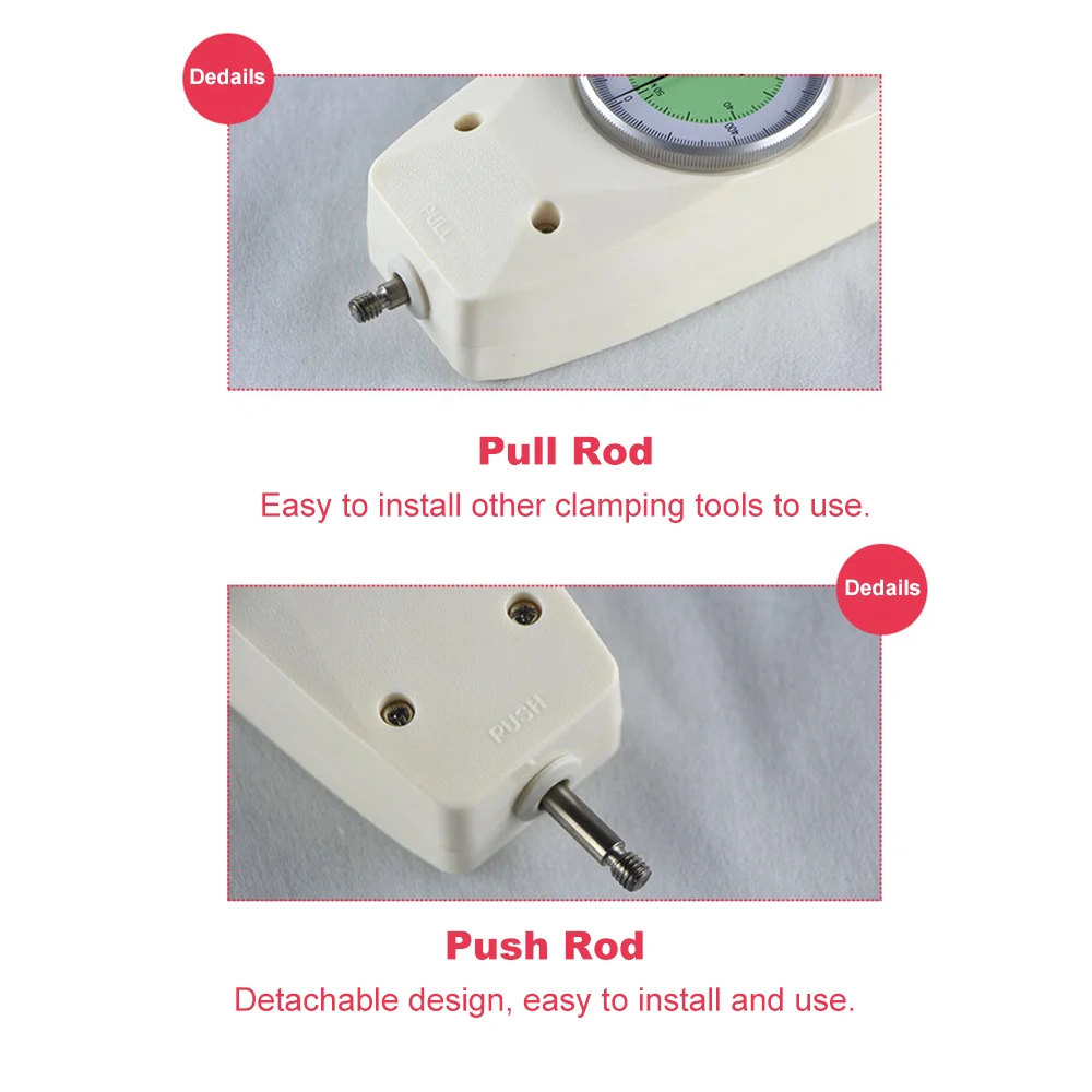 10N аналоговый динамометр NK 10 ручная указка Тип толкающий манометр измеритель