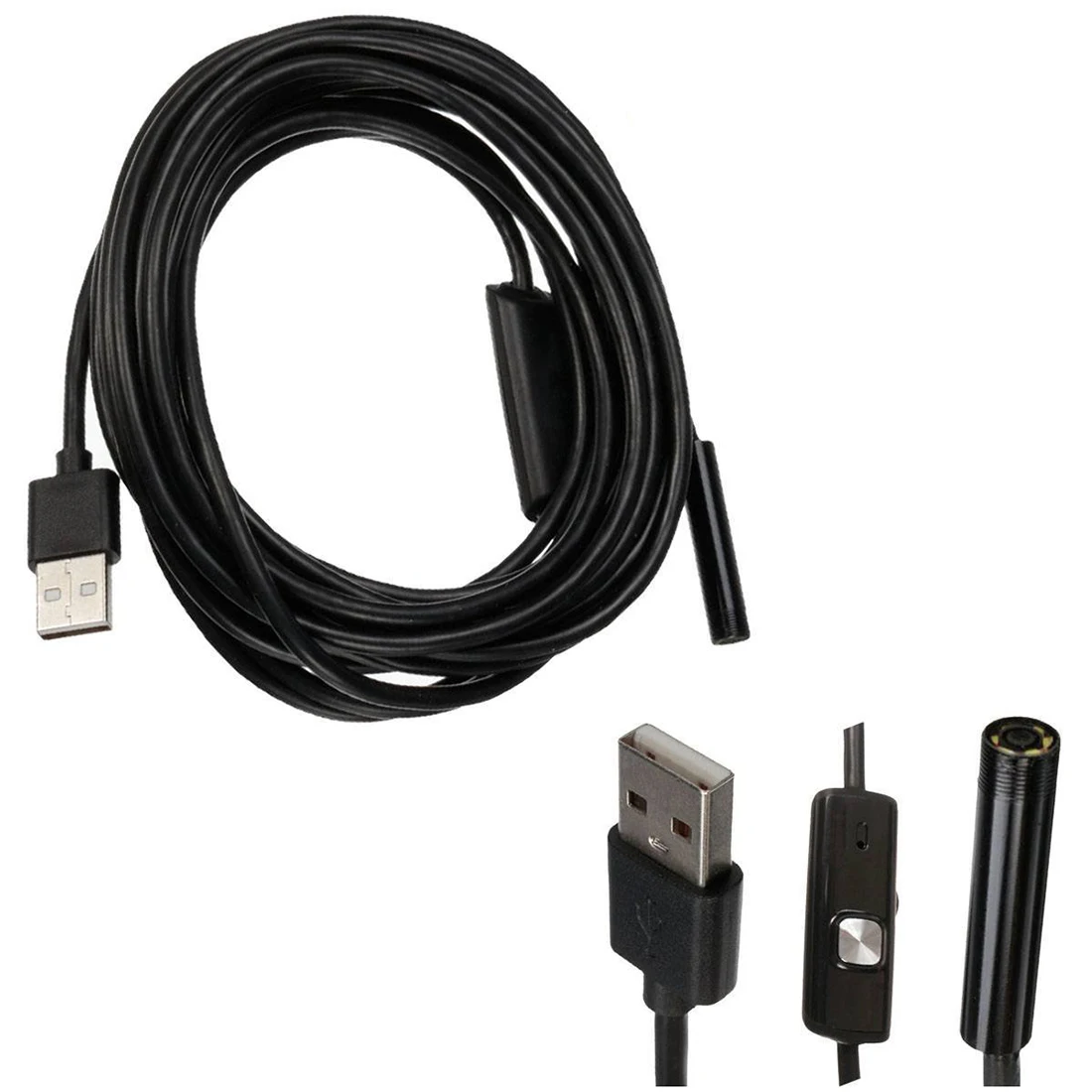 OPQ Mini 6 LED 5 мм эндоскоп USB HD Инспекционная камера|Аксессуары для проекторов| |