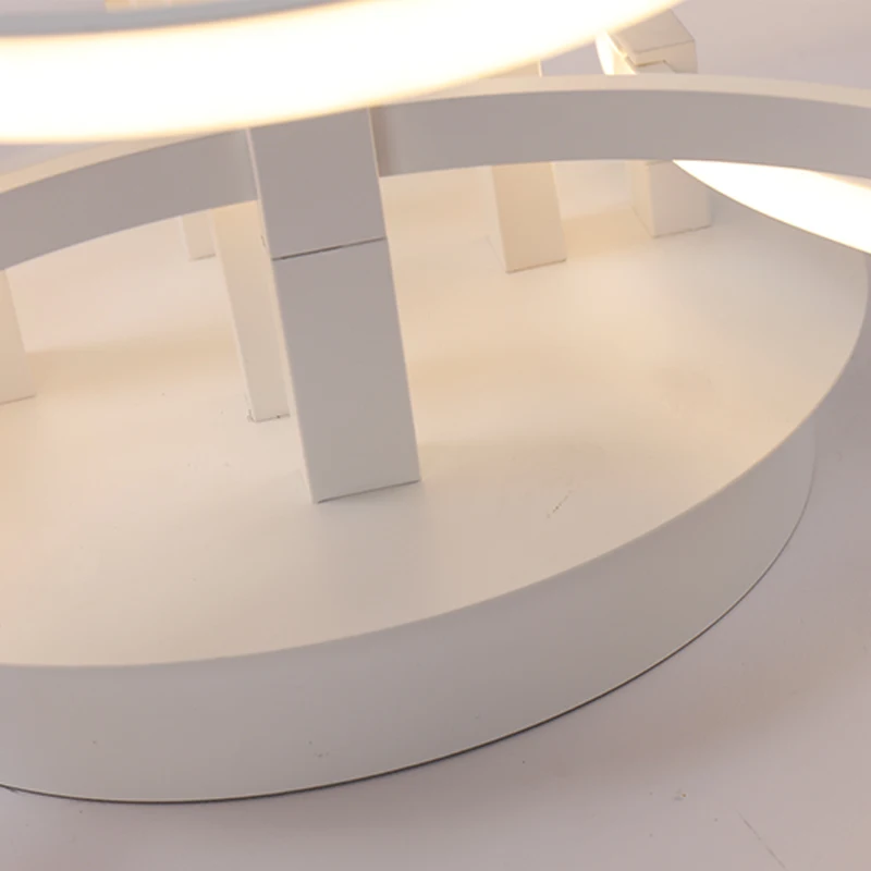 Lightchord Round Ring Lamp Living Room Dome Changing LED Office Fixtures Modern Bedroom Lighting Plafon Home Interior | Лампы и