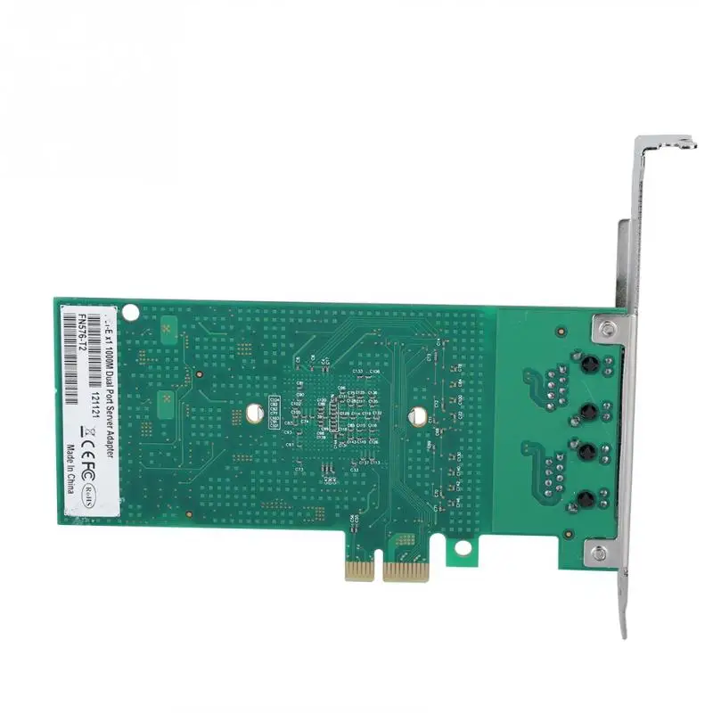 Для INTEL 82576 Gigabit PCI e Dual Порты и разъёмы сетевая карта адаптера для рабочего стола 1000