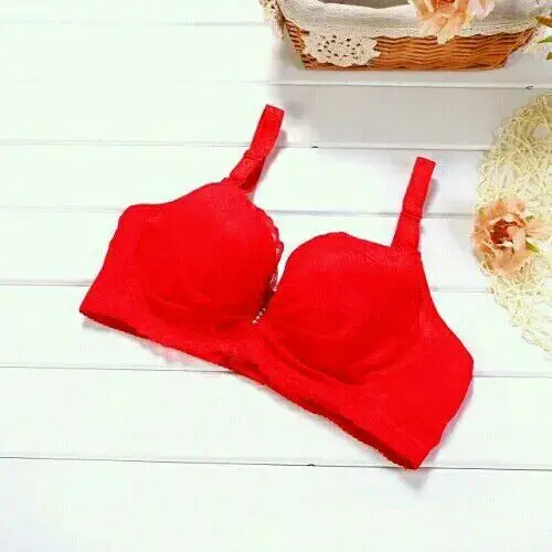 Кружево Bralette для женщин Racerback Push Up хлопковый бюстгальтер на косточках кружево
