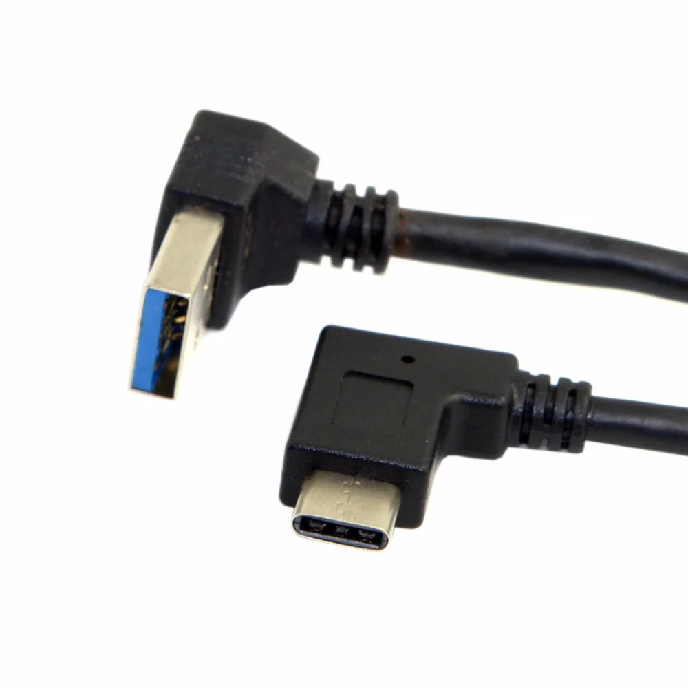 CYDZ CY 90 градусов вверх угловой A Тип папа Реверсивный USB 3 0 1 C разъем кабель для