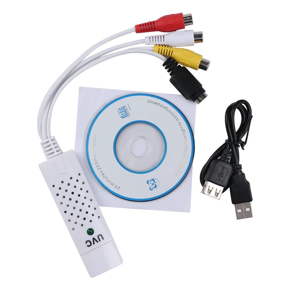 OPQ USB2.0 видео ТВ тюнер DVD Аудио захвата карты конвертер адаптер для Win7/8
