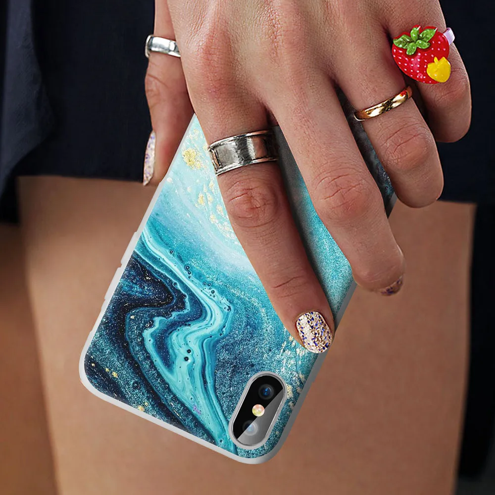CASEIER Matte Marble Case For Huawei P20 P10 Pro Smart 2019 Soft Phone Honor 10 9 Mate 20 Lite Capa |
