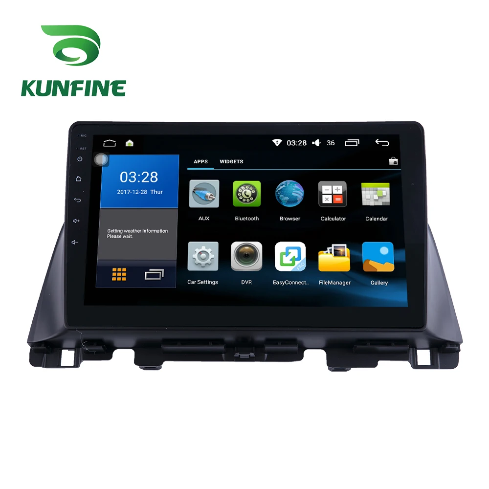Восьмиядерный 1024*600 Android 8 1 автомобильный DVD GPS навигационный плеер Deckless стерео для