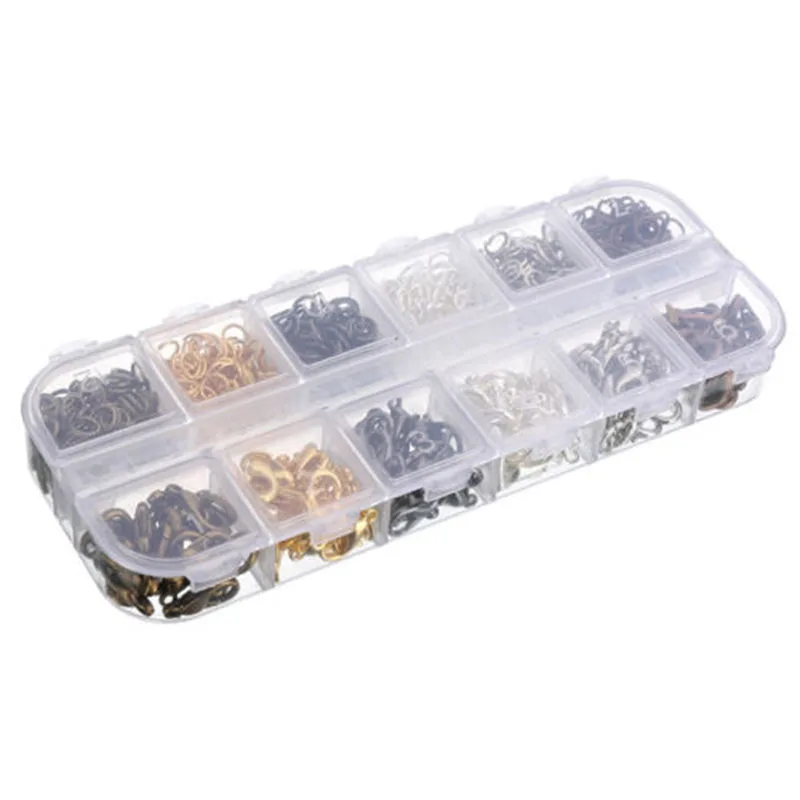 6 Colors Lobster Clasps Hooks DIY Making Jewelry Findings Metal Jump Rings Tool | Дом и сад