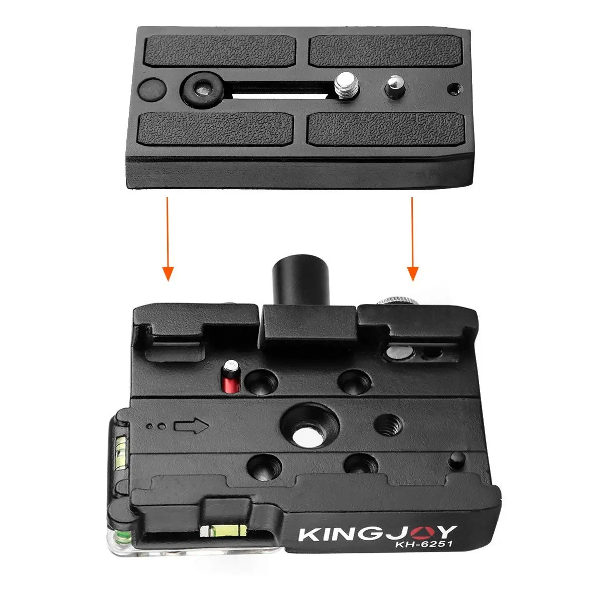 IG KINGJOY Универсальный алюминиевый быстросъёмный qr адаптер пластины 1/4 дюйма и 3/8