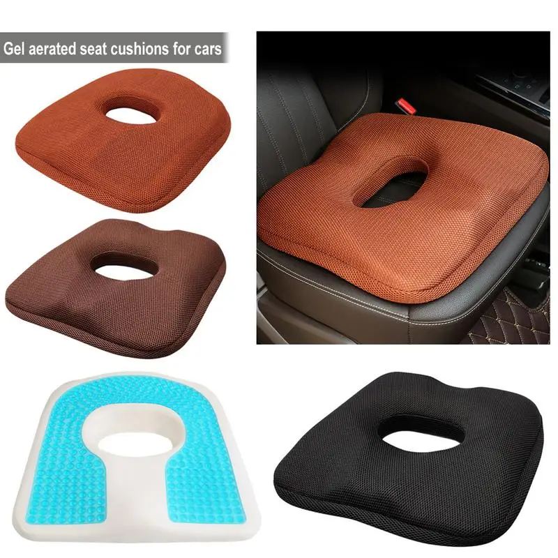 Гелевая Улучшенная подушка для сиденья Нескользящая ортопедическая гелевая
