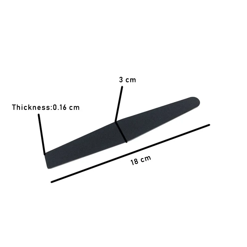 1 шт. металлическая пилка для ногтей с 50 съемных прокладок прочная сменные