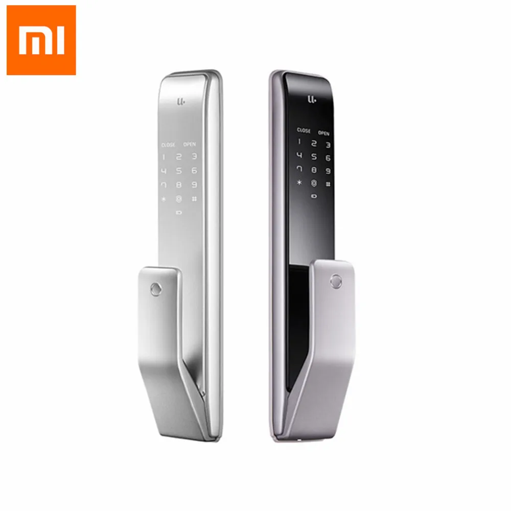 Xiaomi M2 автоматический отпечатков пальцев Скользящий замок Integrated Push Pull дизайн одна