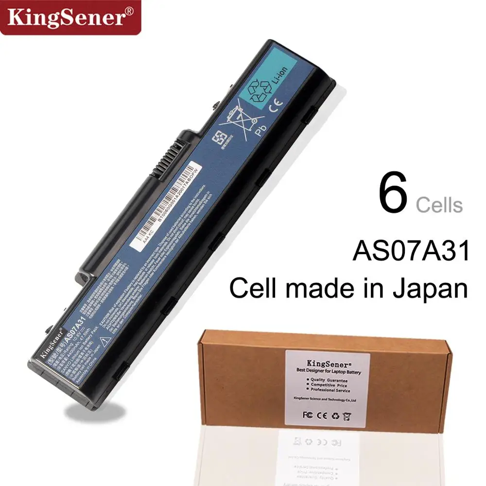 KingSener японский сотовый AS07A31 Батарея для acer Aspire 2930G 4740G 5738G 4930 5735 5740 AS07A32 AS07A41 AS07A42 AS07A51 AS07A52
