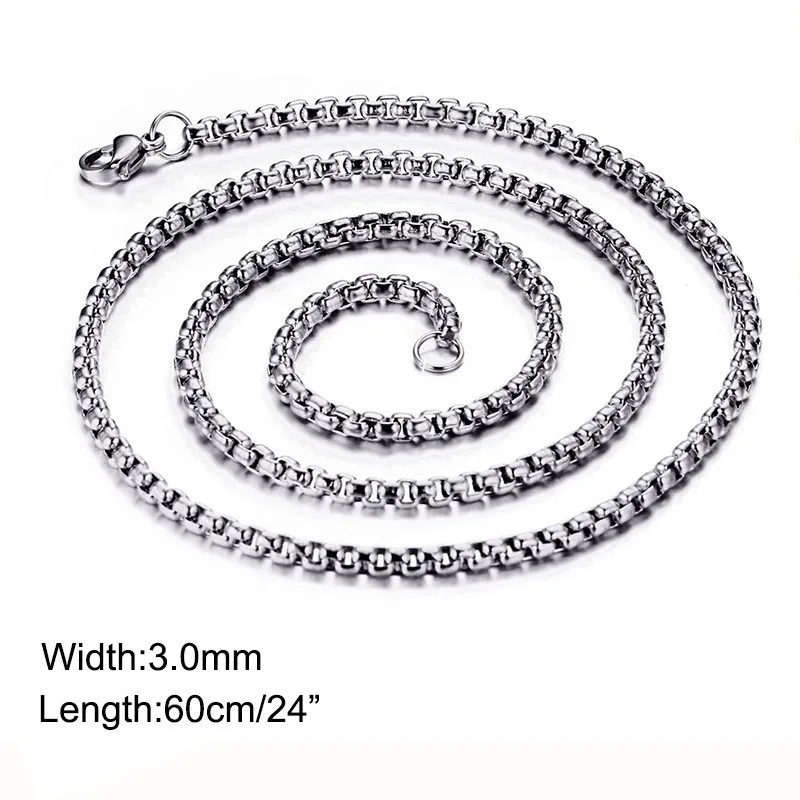 

Vnox Unique Damascus Steel Mens Cross Necklace with Free Box Chain 24 inch