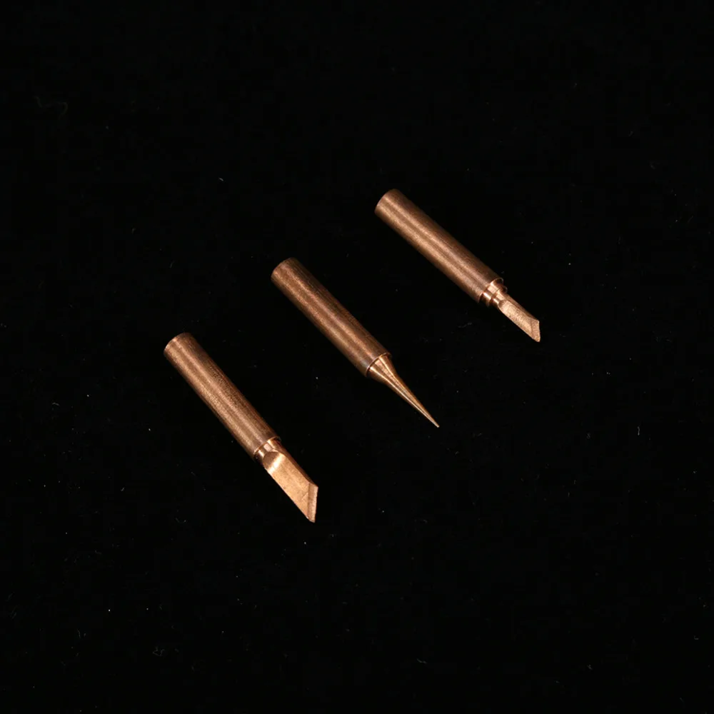 10 шт./компл. Профессиональный наконечник паяльника из чистой меди 936 969 8586 900M T