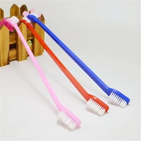 3pcs dual end cat dog puppy toothbrush dental oral care tooth brush