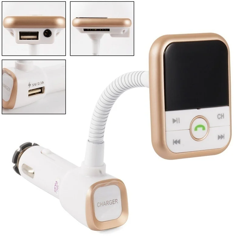 20 шт. автомобильный Bluetooth громкой связи MP3 FM плеер с USB Автомобильное зарядное