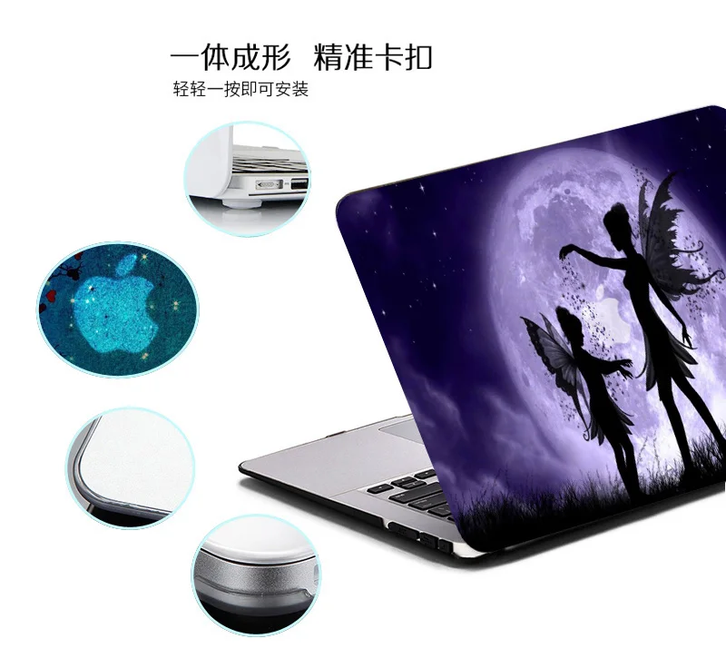 Чехол для ноутбука 3 в 1 + чехол клавиатуры экранная пленка 2018 нового Macbook Air 13