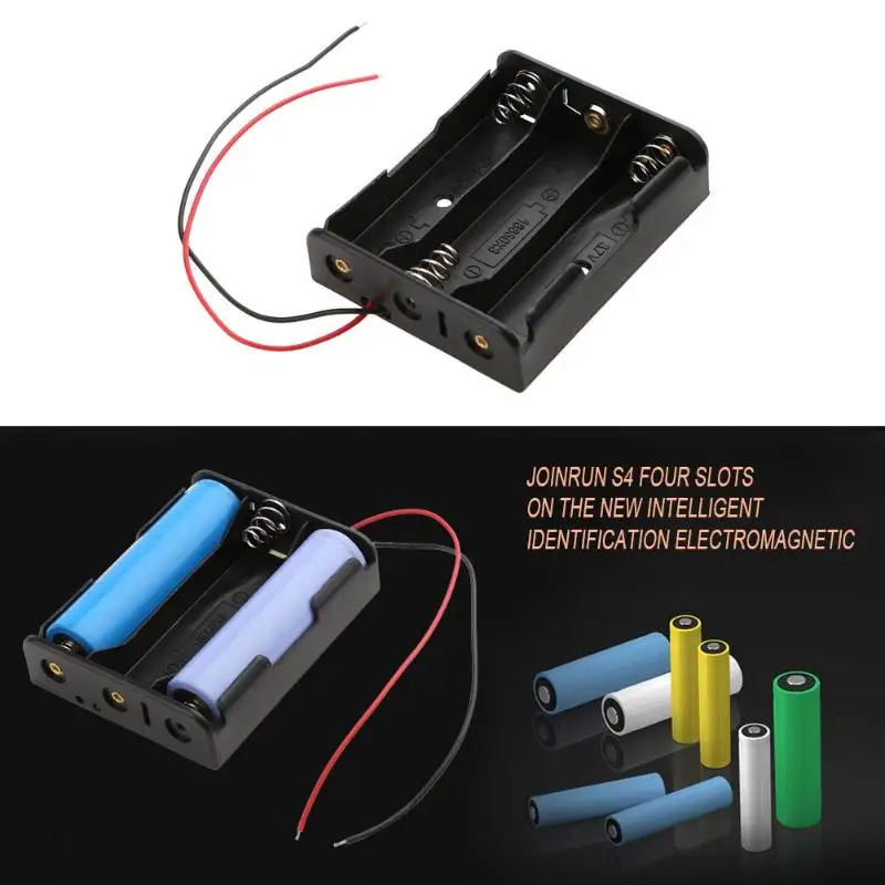 AA 18650 Батарейный держатель DIY Power Bank перезаряжаемый контейнер для батарей 1X 2X 3X 4X