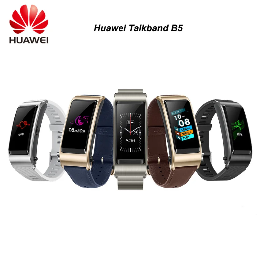 Huawei talkband B5 говорить ремешок для умного браслета носимые спортивные браслеты