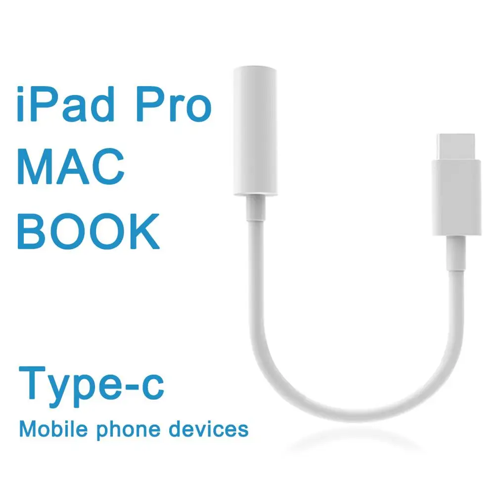 USB-C женский разъем аудио динамик микрофон адаптер для наушников кабель IPad Pro