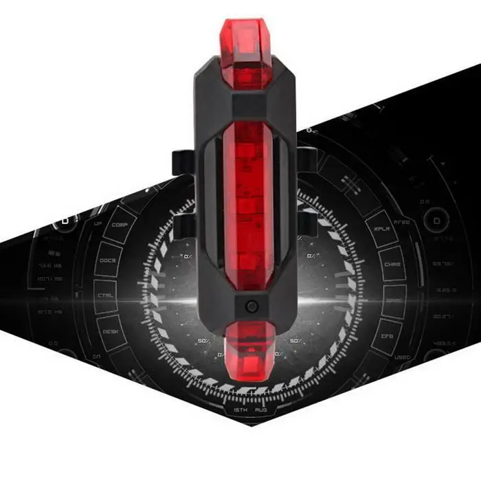 Новый портативный светодиодный USB Перезаряжаемый велосипедный фонарь для