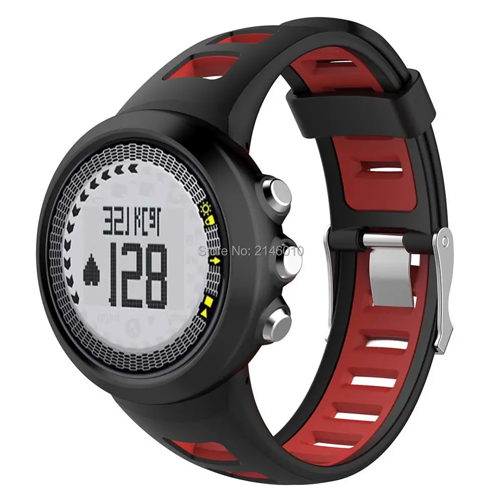 Ремешок силиконовый для мужских спортивных часов SUUNTO Quest/ Suunto M1 M2 M4 M5 M|Ремешки