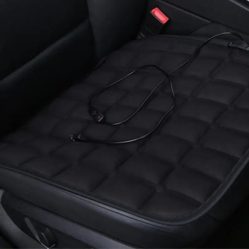 Автомобильная подушка с подогревом USB зимний автомобильный коврик универсальный
