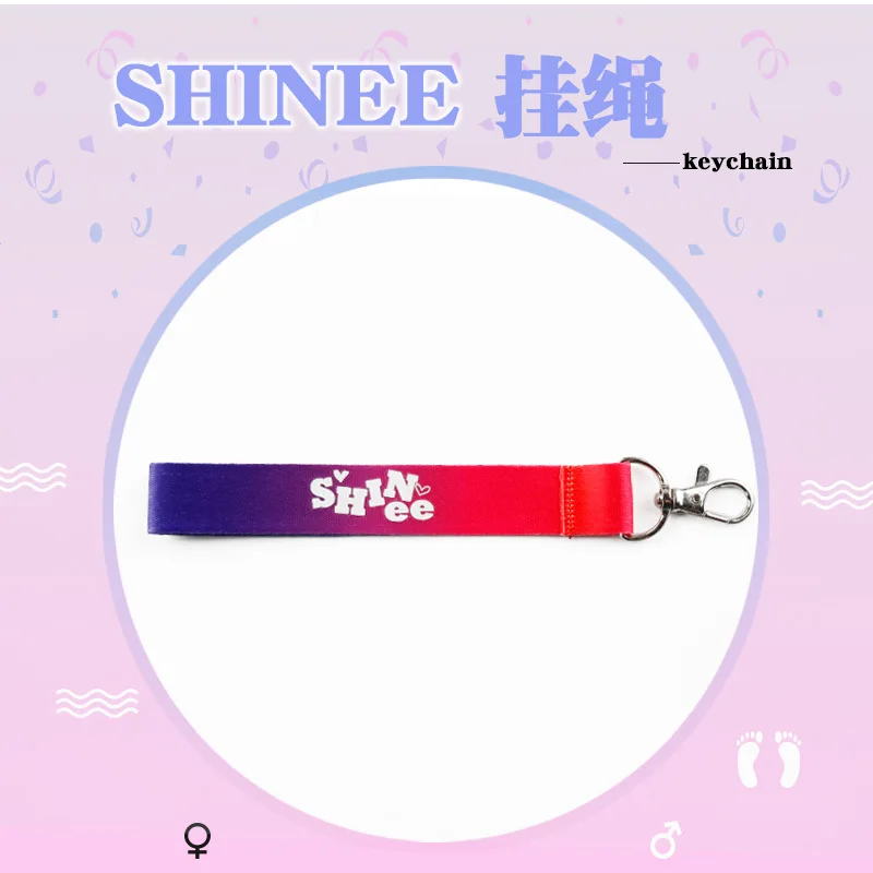 [MYKPOP]SHINEE Landyard to Bag коллекция аксессуаров для ключей Shinee SA18070505|Игровые фигурки и