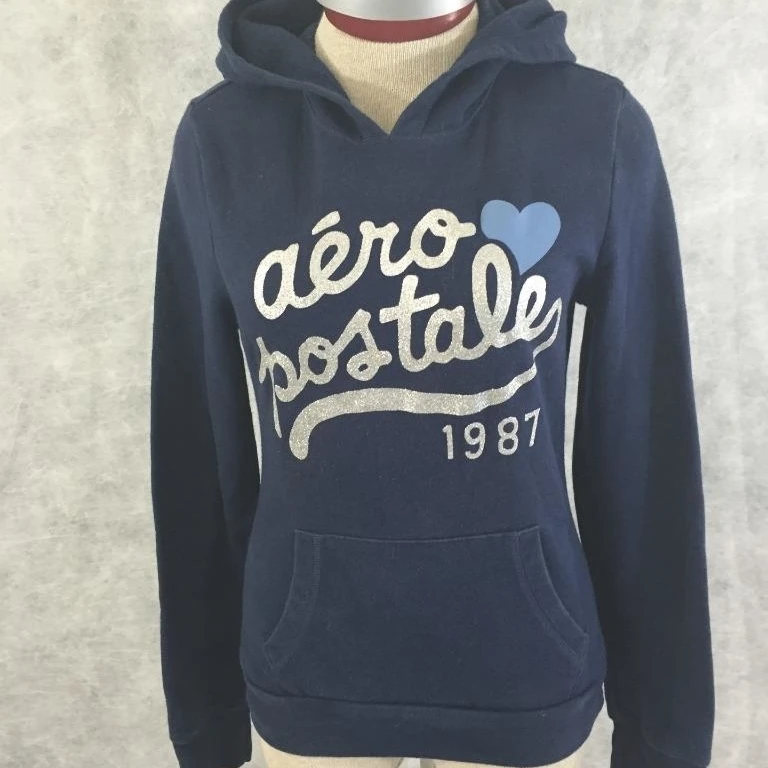 Aeropostale/Толстовка juniors размера M средней длины с капюшоном | Женская одежда