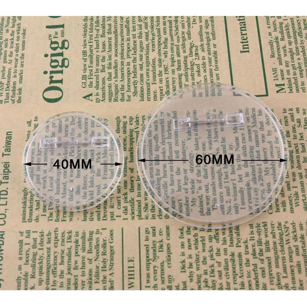 30 шт. акриловый дизайн Кнопка очистки значки Комплект Пластиковые кнопки с