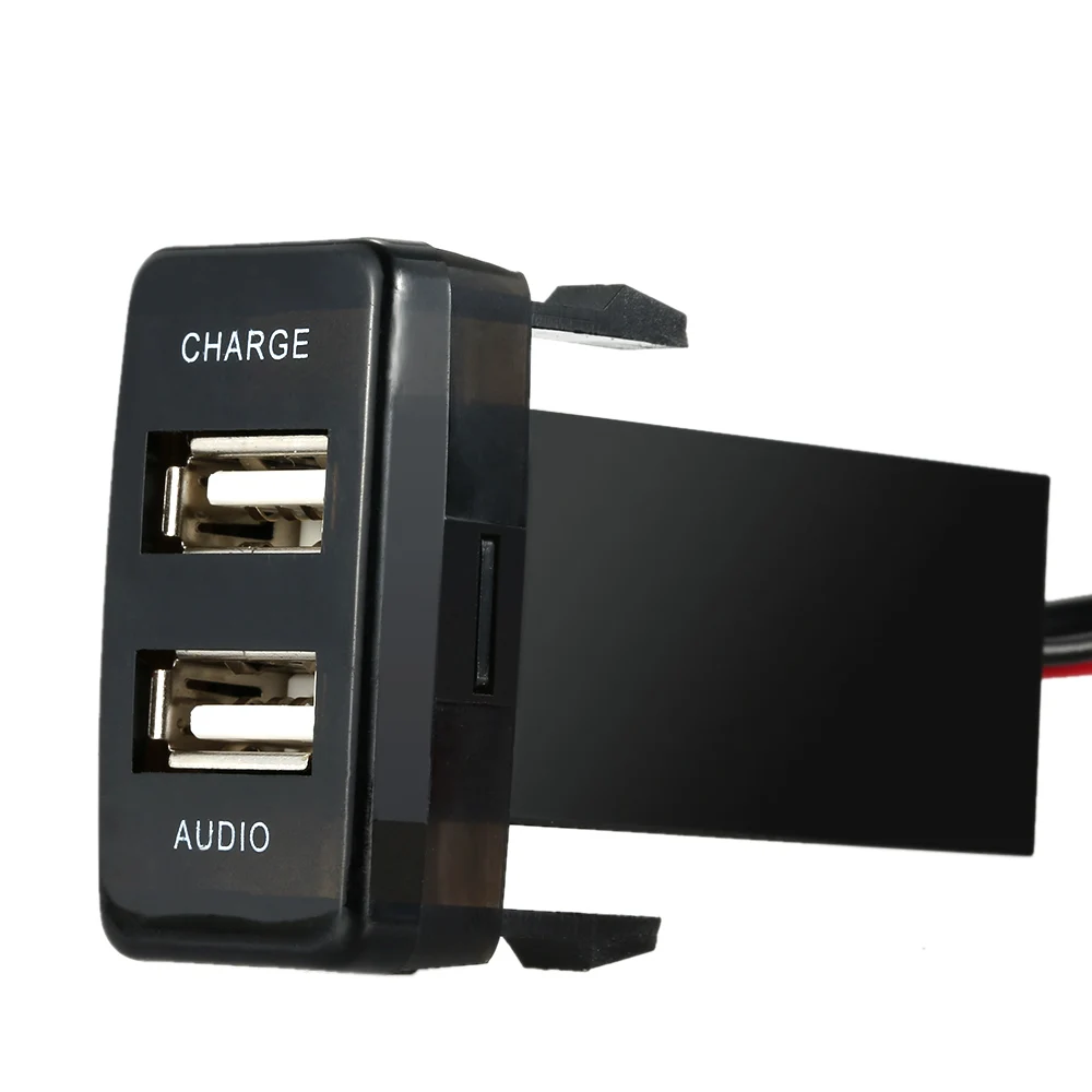 Горячая Распродажа автомобиля 5V 2.1A USB Интерфейс гнездо Зарядное устройство +