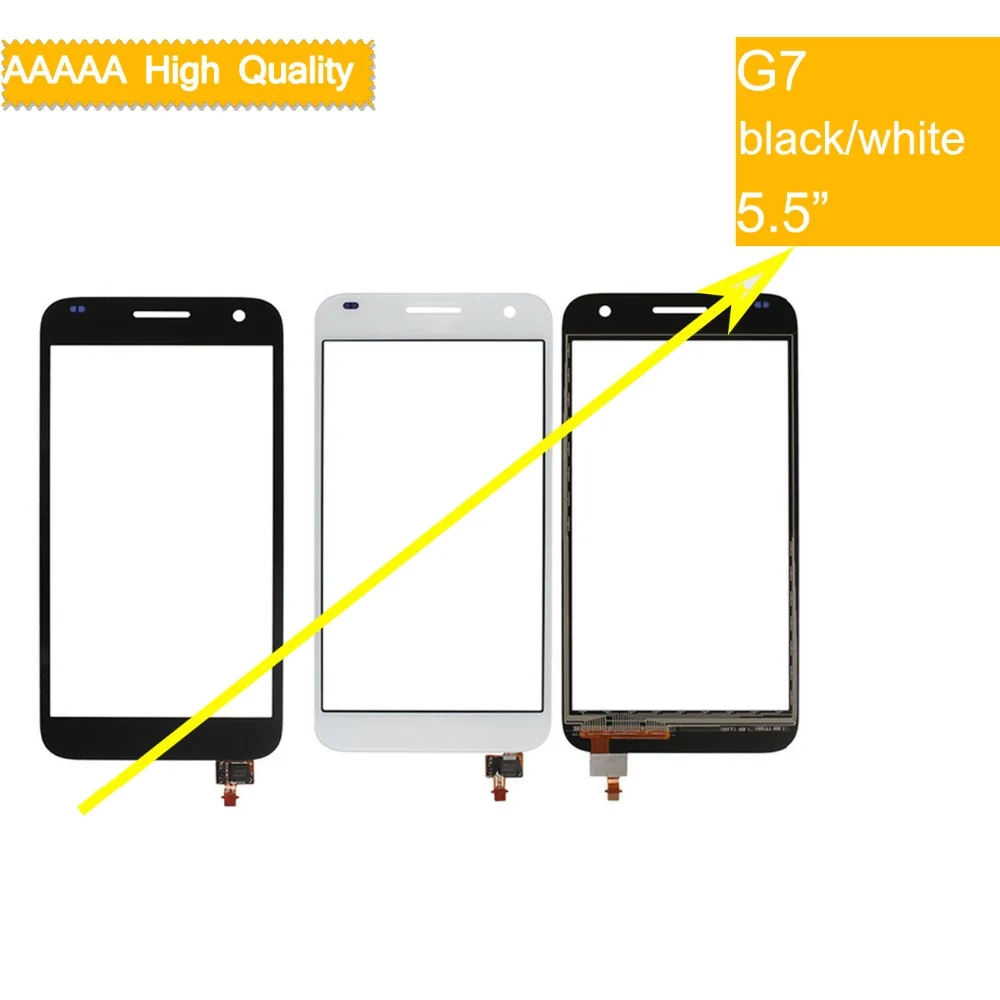 10 шт./лот для huawei Ascend G7 L01 L03/TL00/UL10/UL20 сенсорный экран Сенсорная панель сенсор