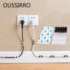 20 шт.лот, зажимы для хранения проводов, органайзер с пряжкой, зажим для кабеля, Корпус кабеля, инструмент для обработки данных, фиксированный, 7 мм