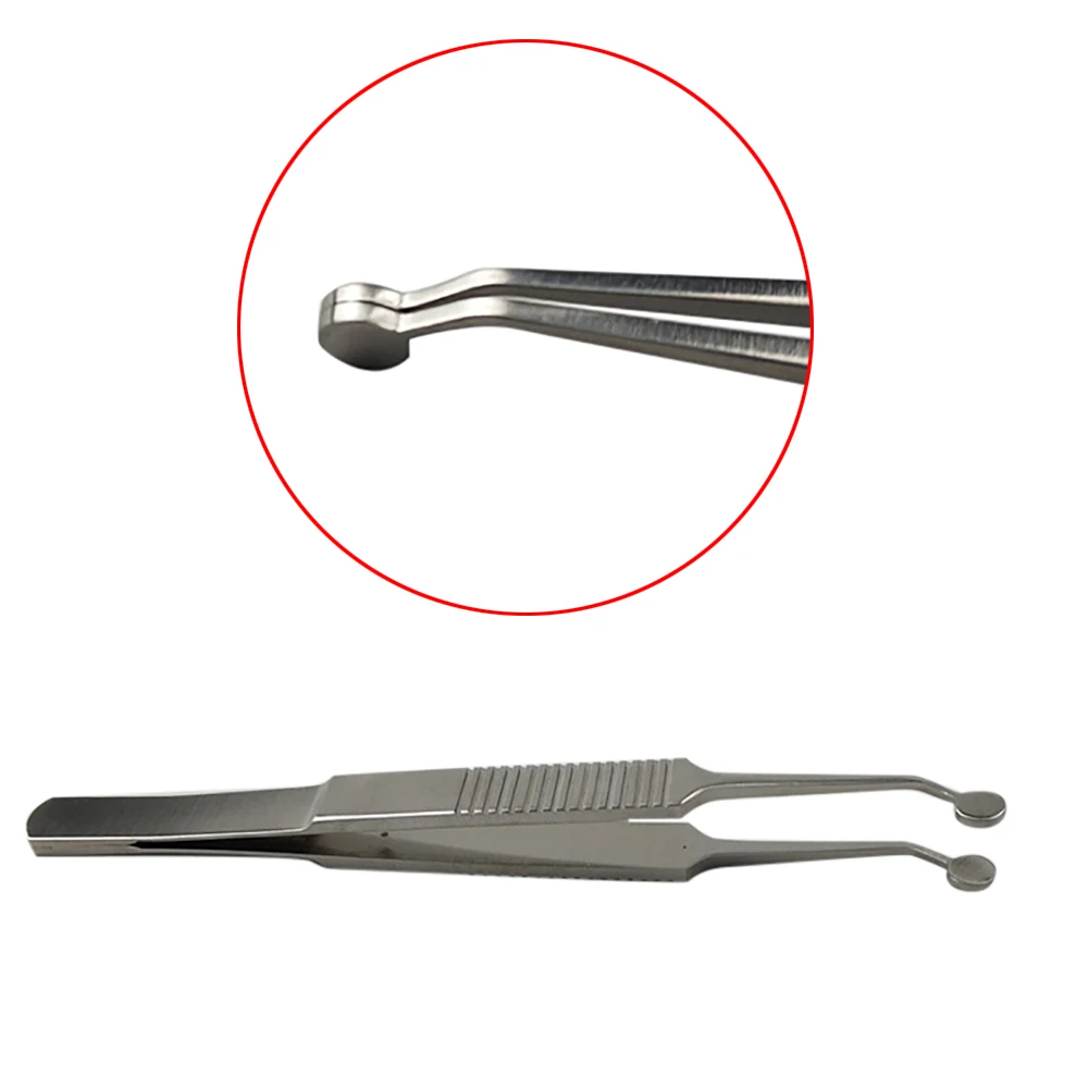 Массажные пинцеты из нержавеющей стали для двойного век, инструменты для век, пинцет
