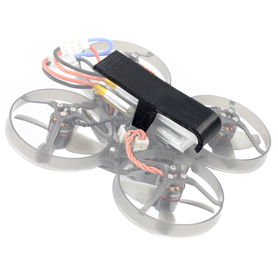 Держатель аккумулятора защитное сиденье черный ТПУ 3D печать для FPV гоночного