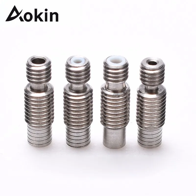 Aokin V6 горло Bowden трубка длинная резьба для нити 1 75 мм 3 3D принтеры детали E3d Hotend