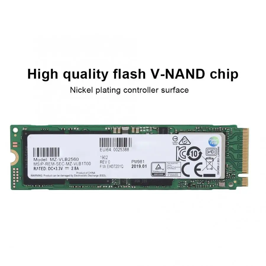 ПК/ноутбук хранение данных PM981 NVMe 1,3 M.2 твердотельный накопитель V-NAND SSD PK 970 EVO поддерживает протокол NVMe