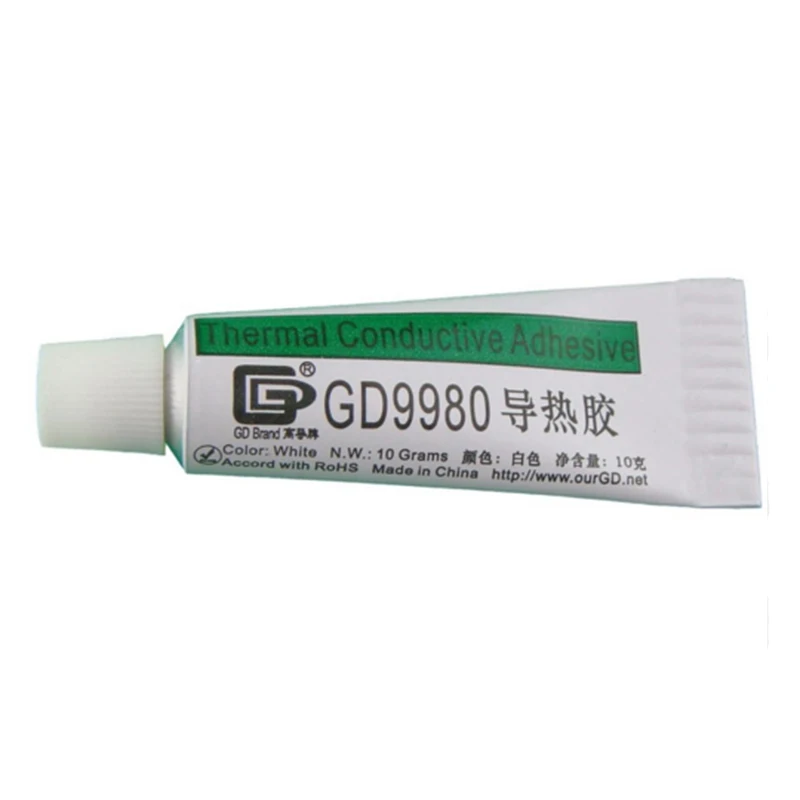 GD GD9980 термопроводящий клей для цемента теплоотвод пластырь силикон 3 шт. вес