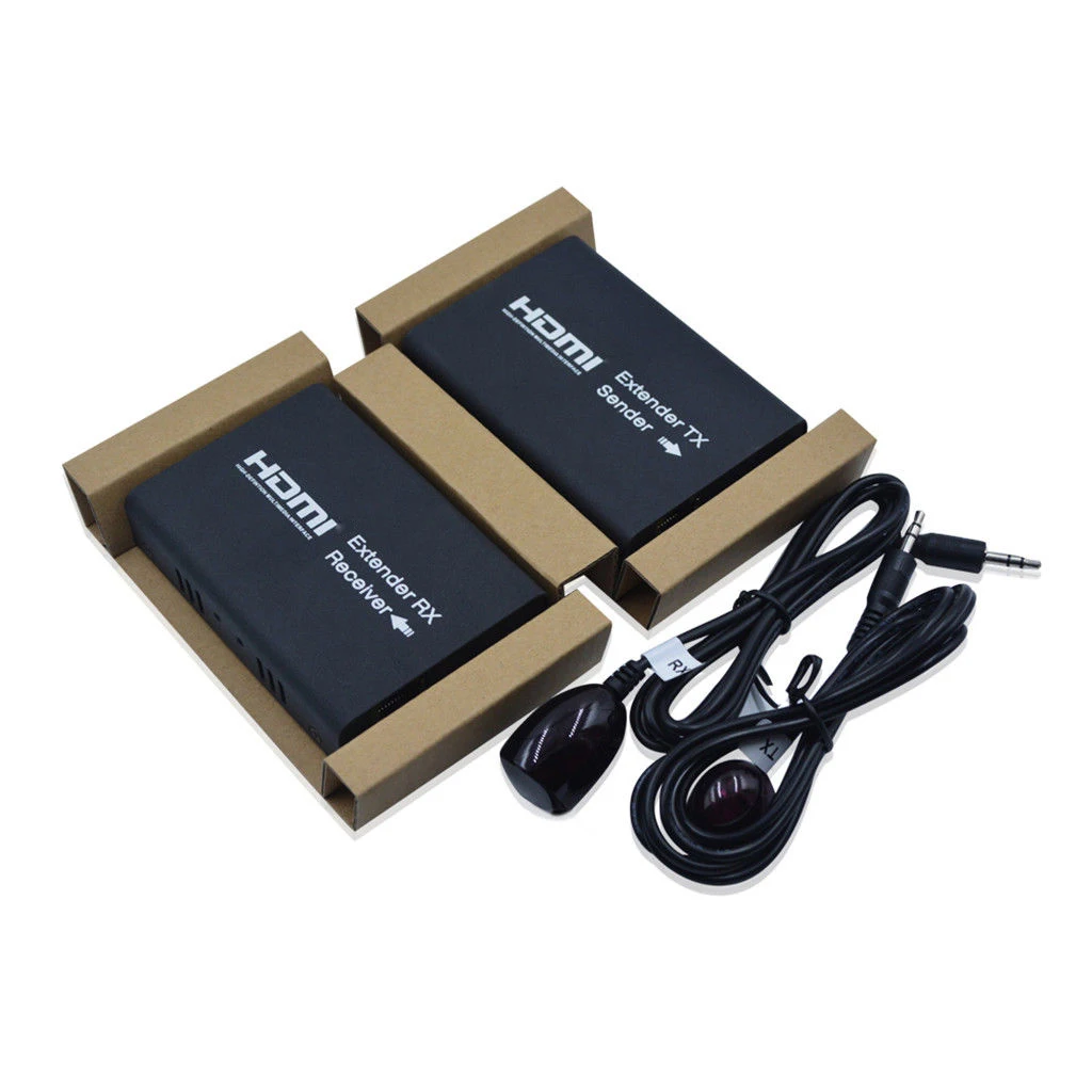 Топ предложения HDMI удлинитель через один Cat5e/6 UTP Ethernet кабель до 100 м для 1080p| |