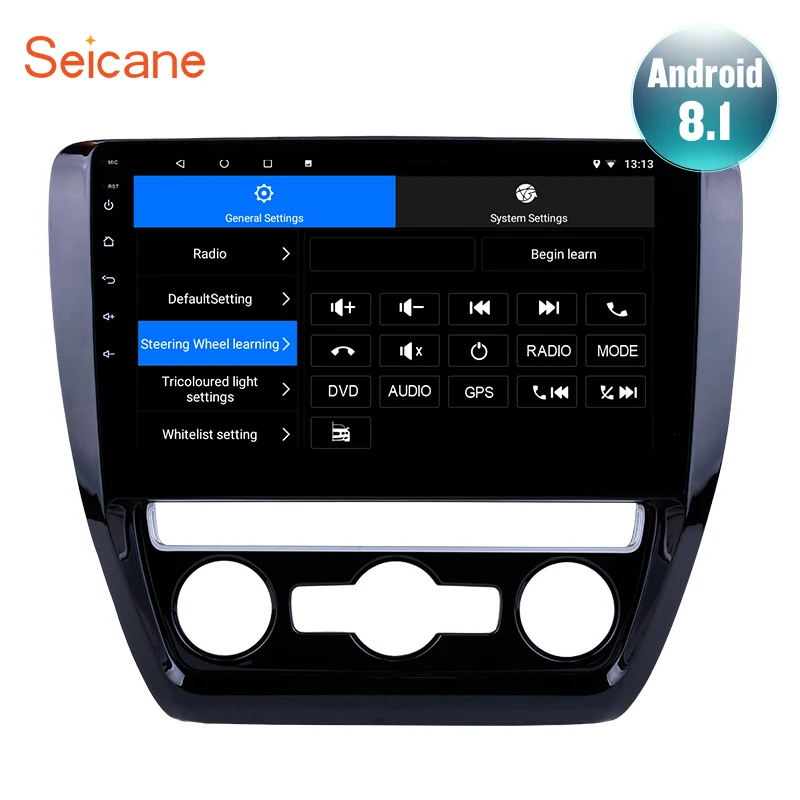 Seicane четырехъядерный GPS навигация Радио Android 7 1/8 1 для 2012 2013 2014 2015 Фольксваген SAGITAR