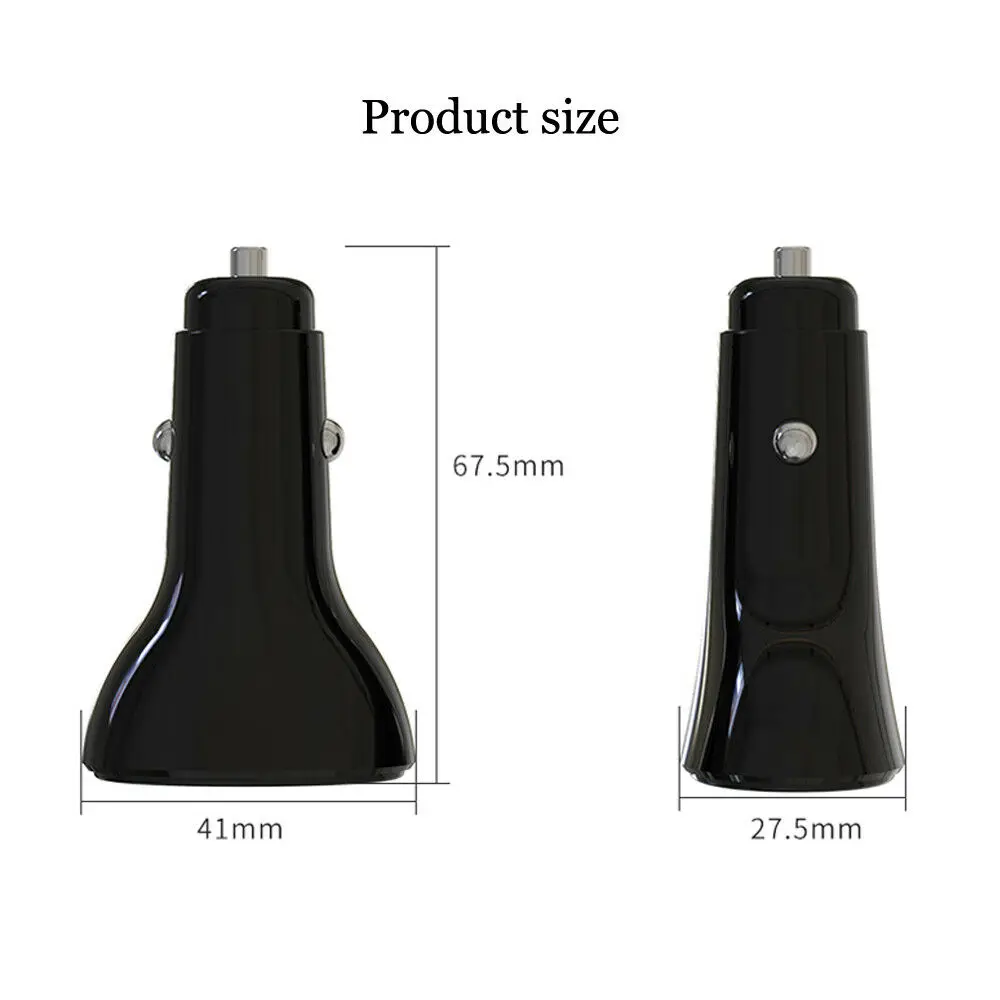 Быстрое Автомобильное зарядное устройство адаптер 3.1A двойной USB QC 3 0 для iPhone 8 X