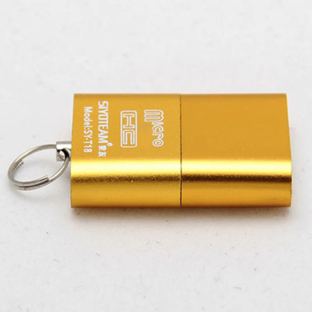 Высокоскоростной USB 2 0 интерфейс Micro TF T Flash кардридер адаптер легкий портативный