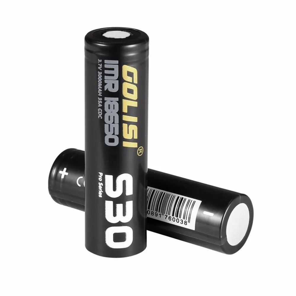 Golisi S30 Imr 18650 3000 мАч 3 7 В Cdr 25A Max 35A Высокая дренажная электронная сигарета