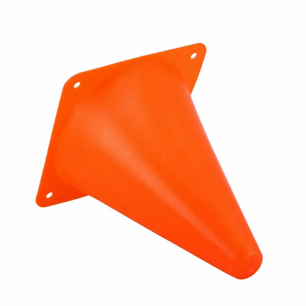 

soccer cone 5pcs in one set 9'' training safty cone for soccer football soccer road way cones bright orange free shipping