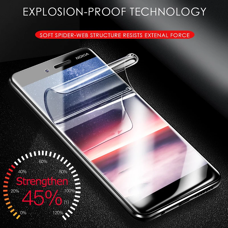 20D полное покрытие мягкая Гидрогелевая пленка защитная для экрана Oppo R11 R11s R9 R9S plus