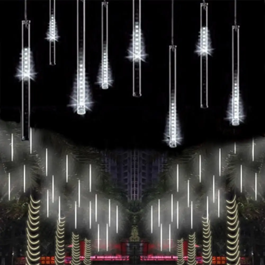 LumiParty 8 падающие дождевые капли/сосулька Снег осень струна LED Метеоритный дождь