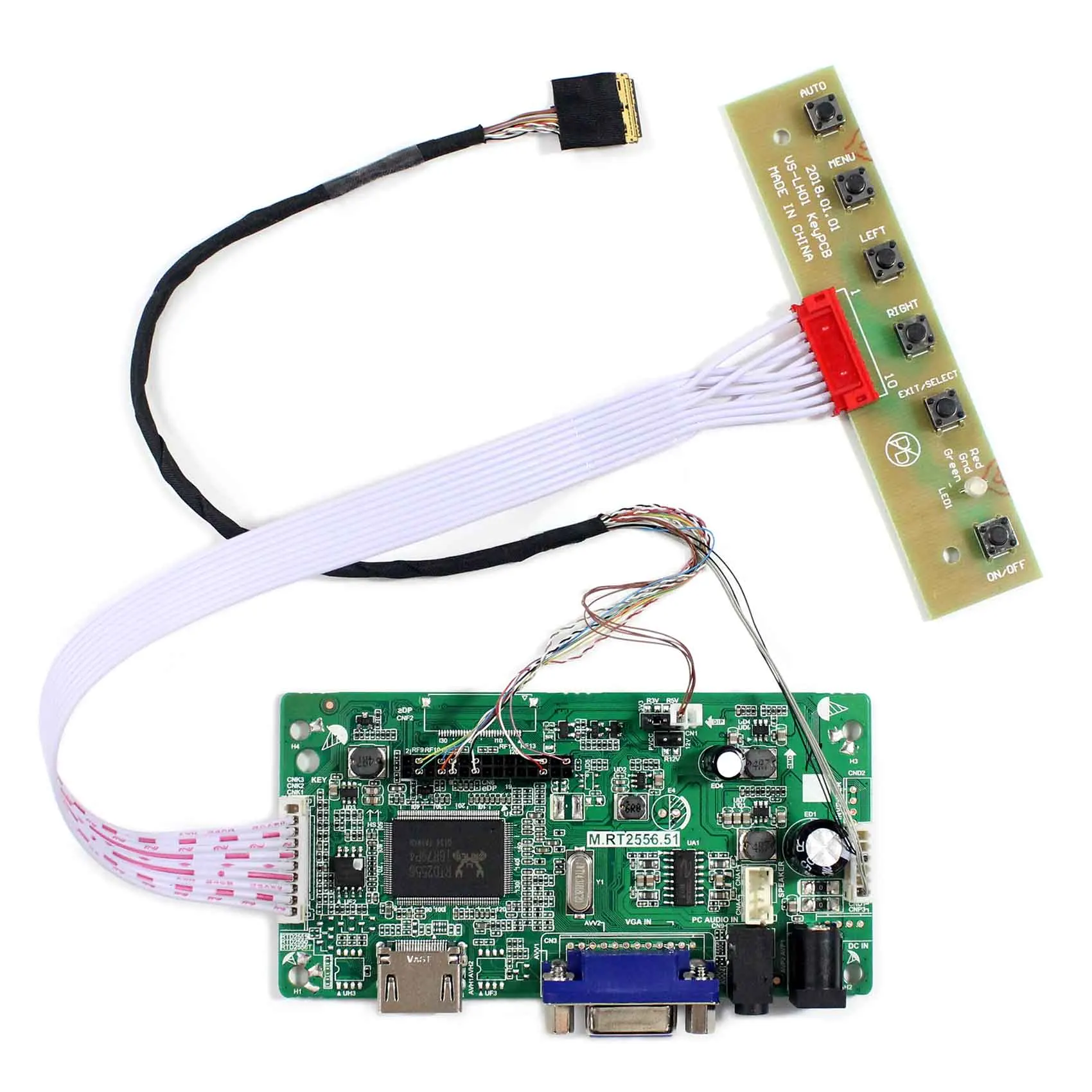 Плата HD MI VGA подходит для 30-контактного ЖК-экрана EDP 10 1 дюйма 1920x1200 B101UAN01.C - купить