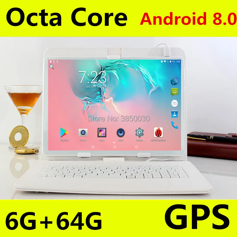 10 дюймовый планшет с восьмиядерным процессором Youtube ОЗУ 6 ГБ ПЗУ 64 3G 4G FDD LTE Android 8 0 GPS
