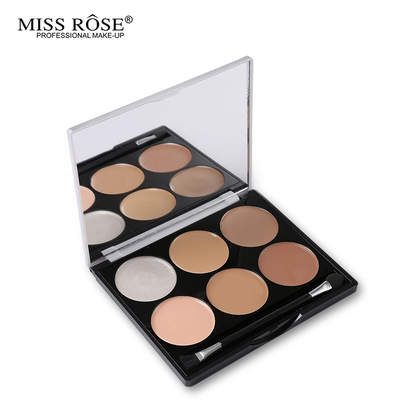 Miss Rose основа для макияжа лица 6 цветов консилер палитра базовый корректор